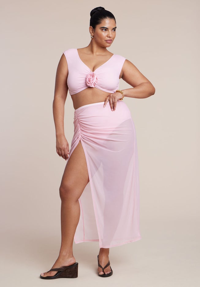 Off The Shoulder Rosette Top image number 4