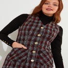 Sleeveless Tweed Dress image number null