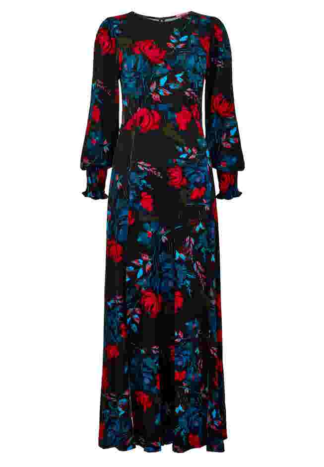 Stretch Knit Jersey Maxi Dress image number 1