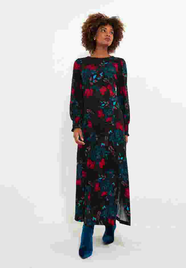 Stretch Knit Jersey Maxi Dress image number 2