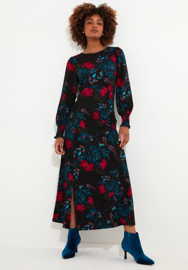 Stretch Knit Jersey Maxi Dress image number 0