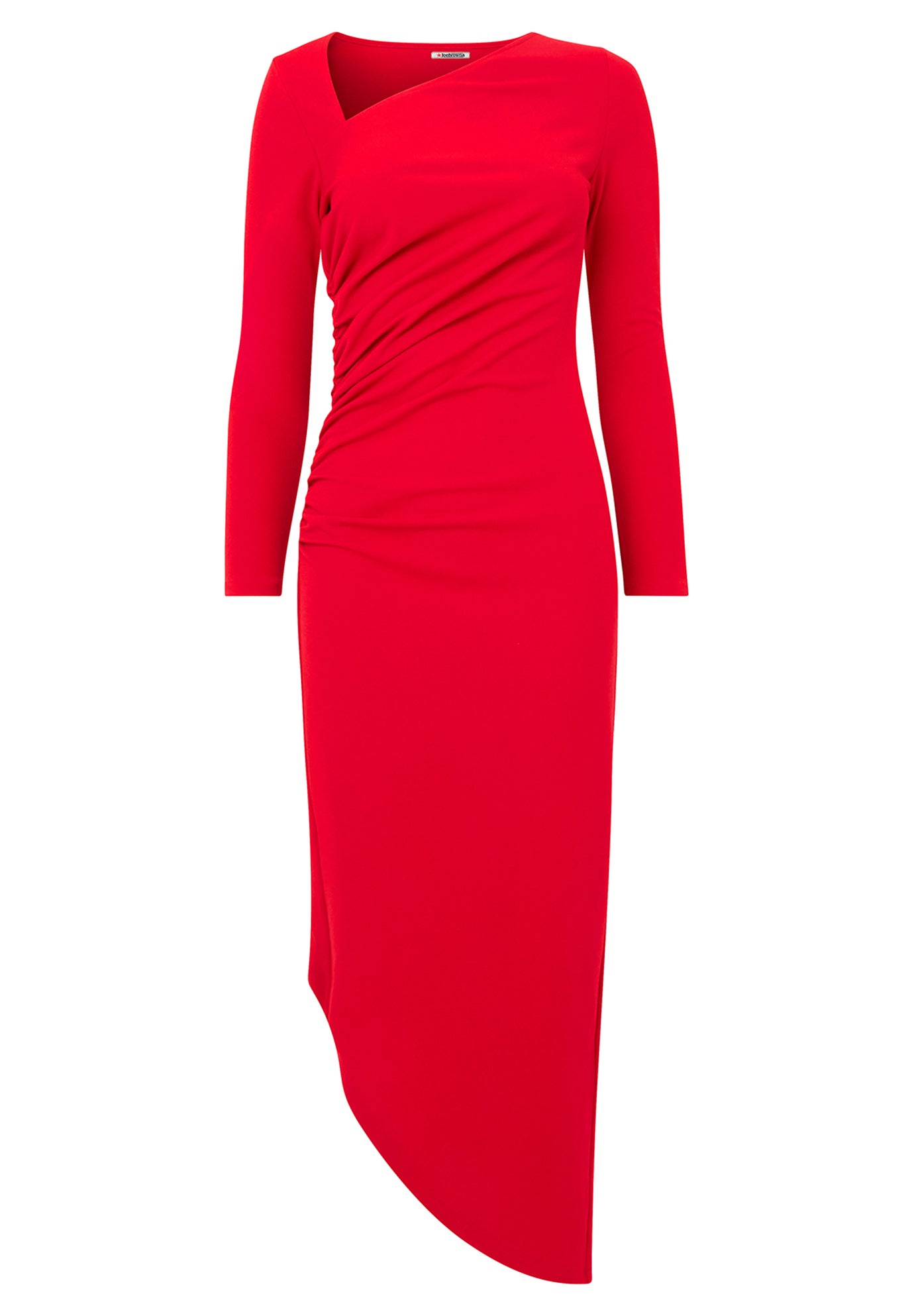 Asymmetrical Midi Dress image number 1