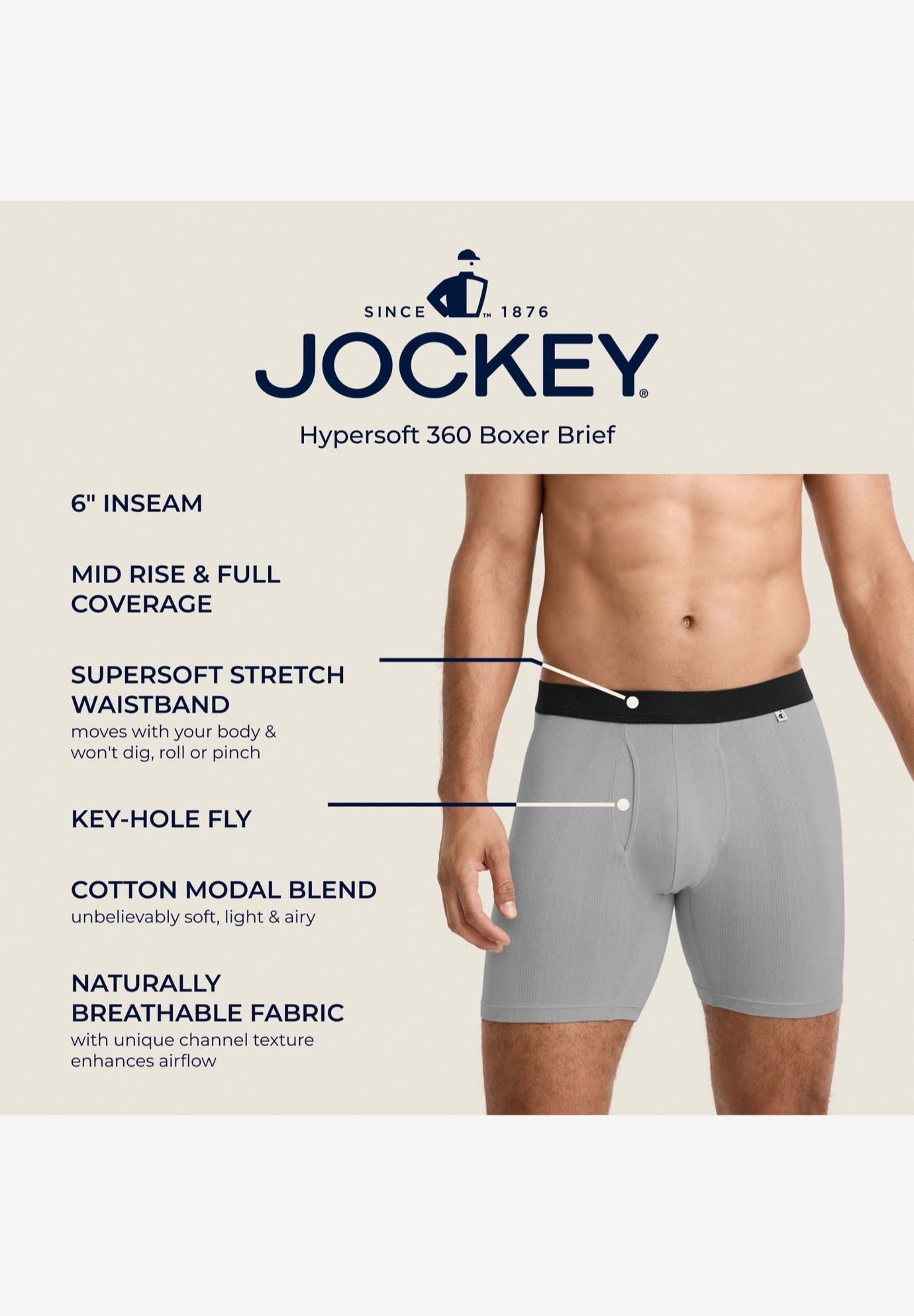  Jockey&reg; Hypersoft Boxer, 2-pack image number 3