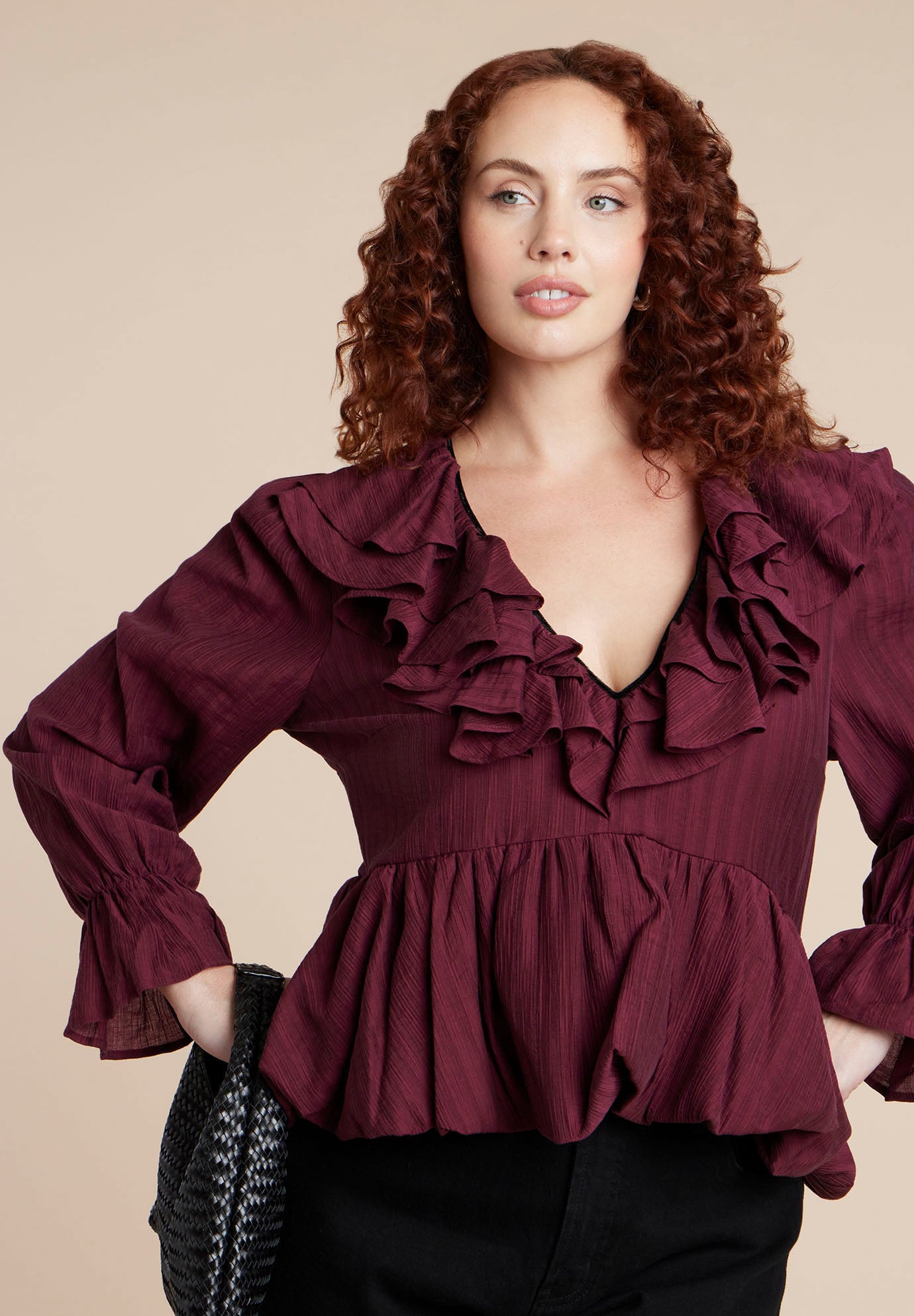 Romantic Ruffle Blouse image number 1