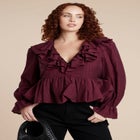 Romantic Ruffle Blouse image number null