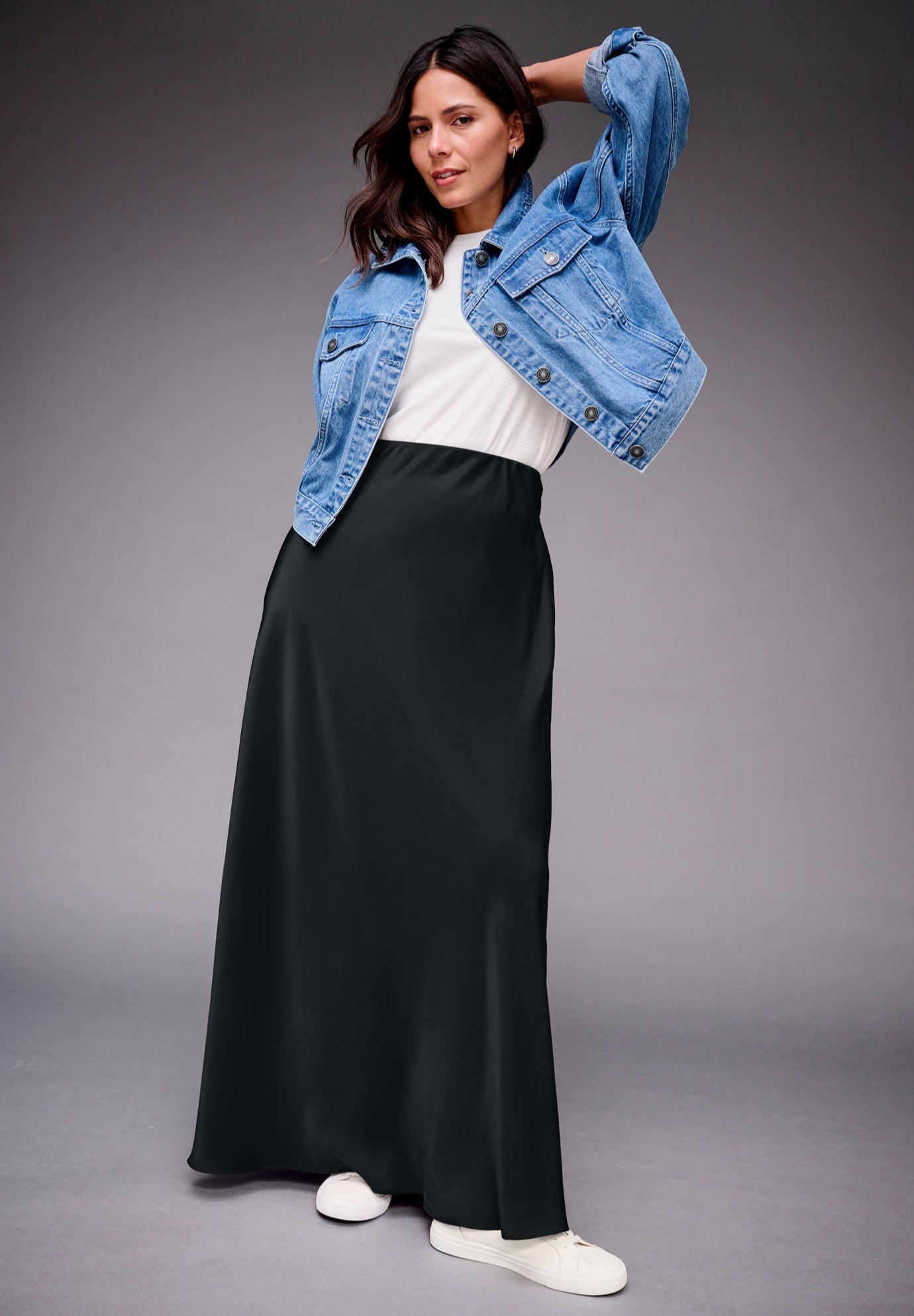 Maxi Slip Skirt image number 0
