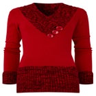 Button Cable Sweater image number null