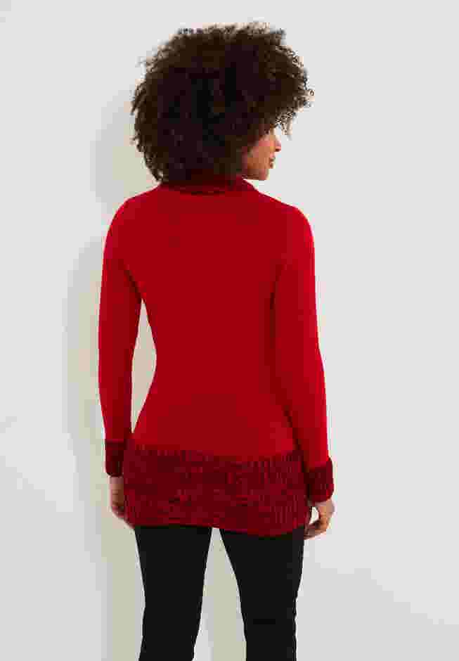 Button Cable Sweater image number 3