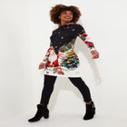 Stretch Knit Santa Tunic image number null