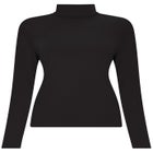 Stretch Knit Turtleneck Tee image number null