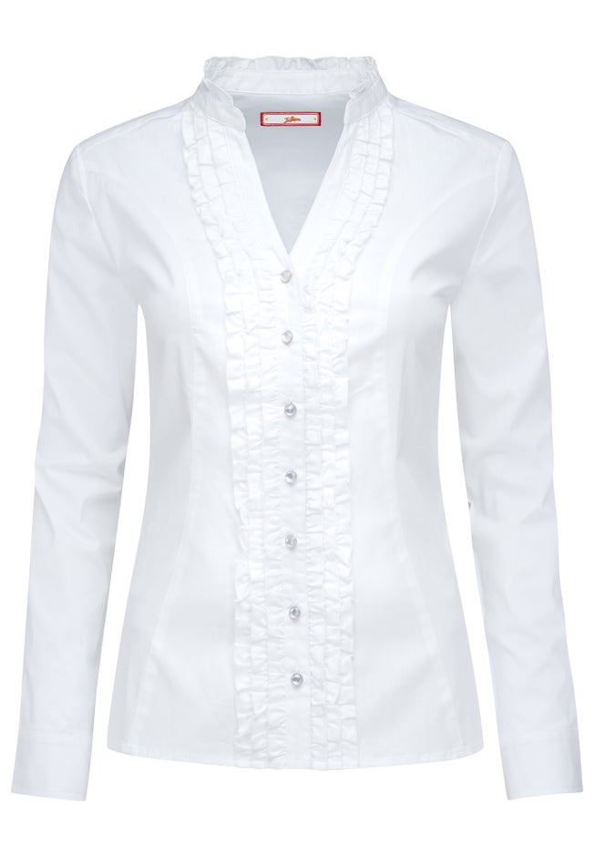 Cotton Ruffle Shirt image number 2