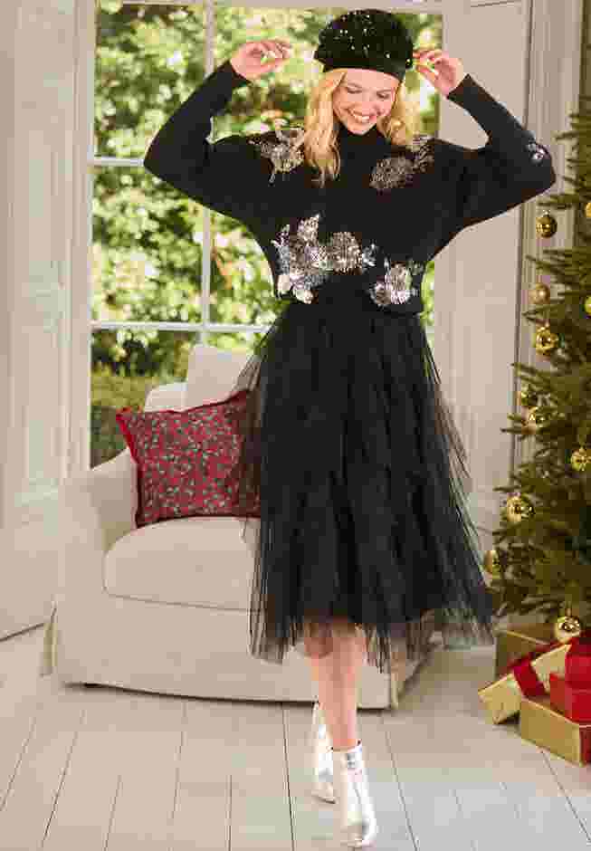 TULLE MIDI SKIRT image number 6