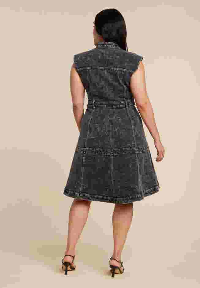 Fit And Flare Denim Dress image number 1