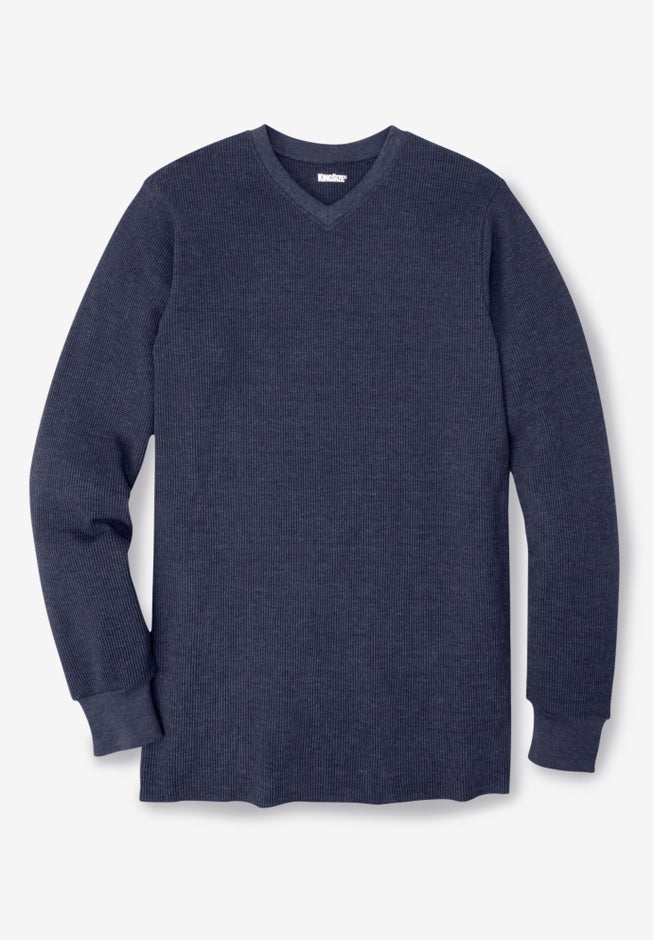 Heavyweight Thermal V-Neck Underwear Shirt image number 0