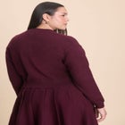 Gold Button Cropped Cardigan image number null