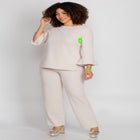 Flounce Top & Pant 2-Piece Pant Suit image number null