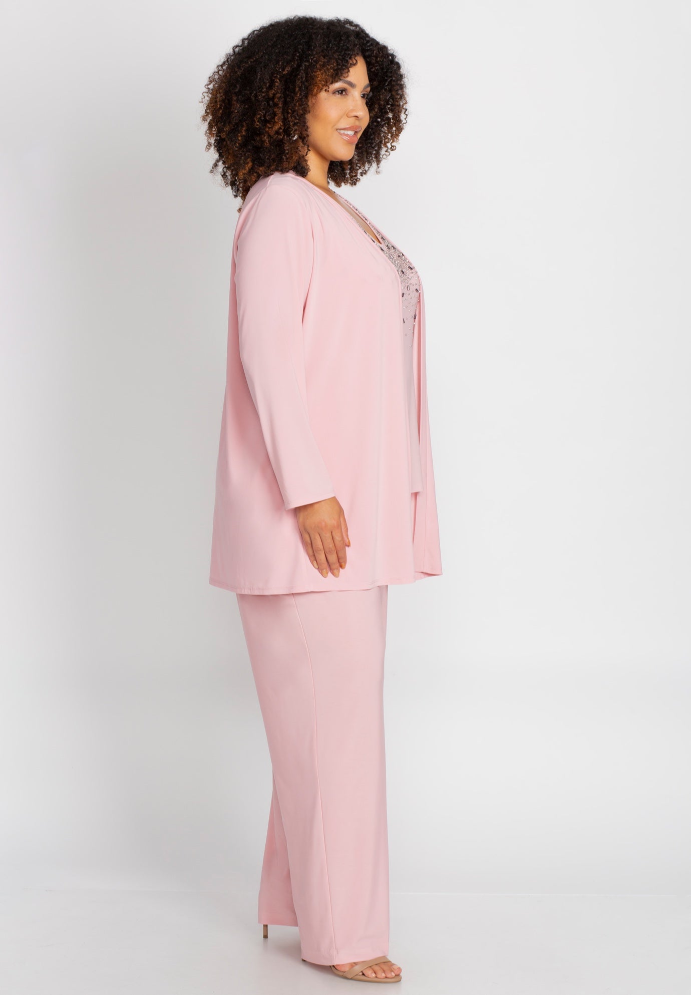 Embellished 3-Piece Pant Suit image number 2