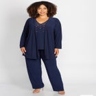 Embellished 3-Piece Pant Set image number null