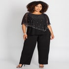 Chiffon Overlay Top & Pant Duet image number null
