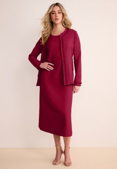 Plus Size Jacket Dresses | OneStopPlus Plus Size Jacket Dresses | OneStopPlus