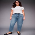 Barrel Leg Jean image number null