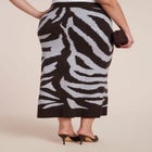 Intarsia Maxi Skirt image number null