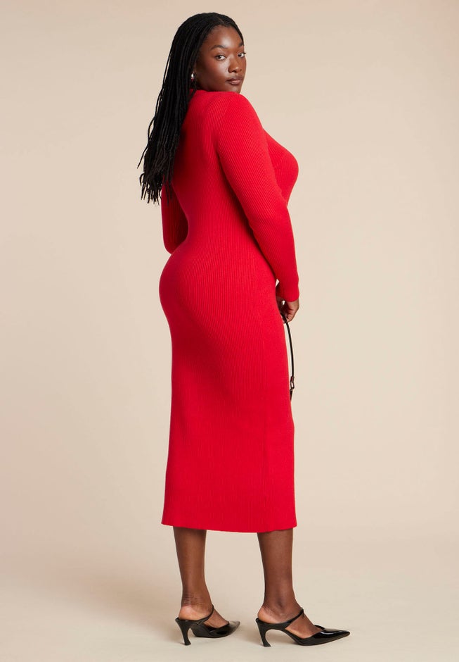 Heart Cutout Midi Dress image number 2