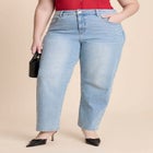 Heart Pocket Naomi Straight Leg Jean image number null