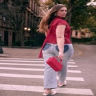 Heart Pocket Naomi Straight Leg Jean image number null