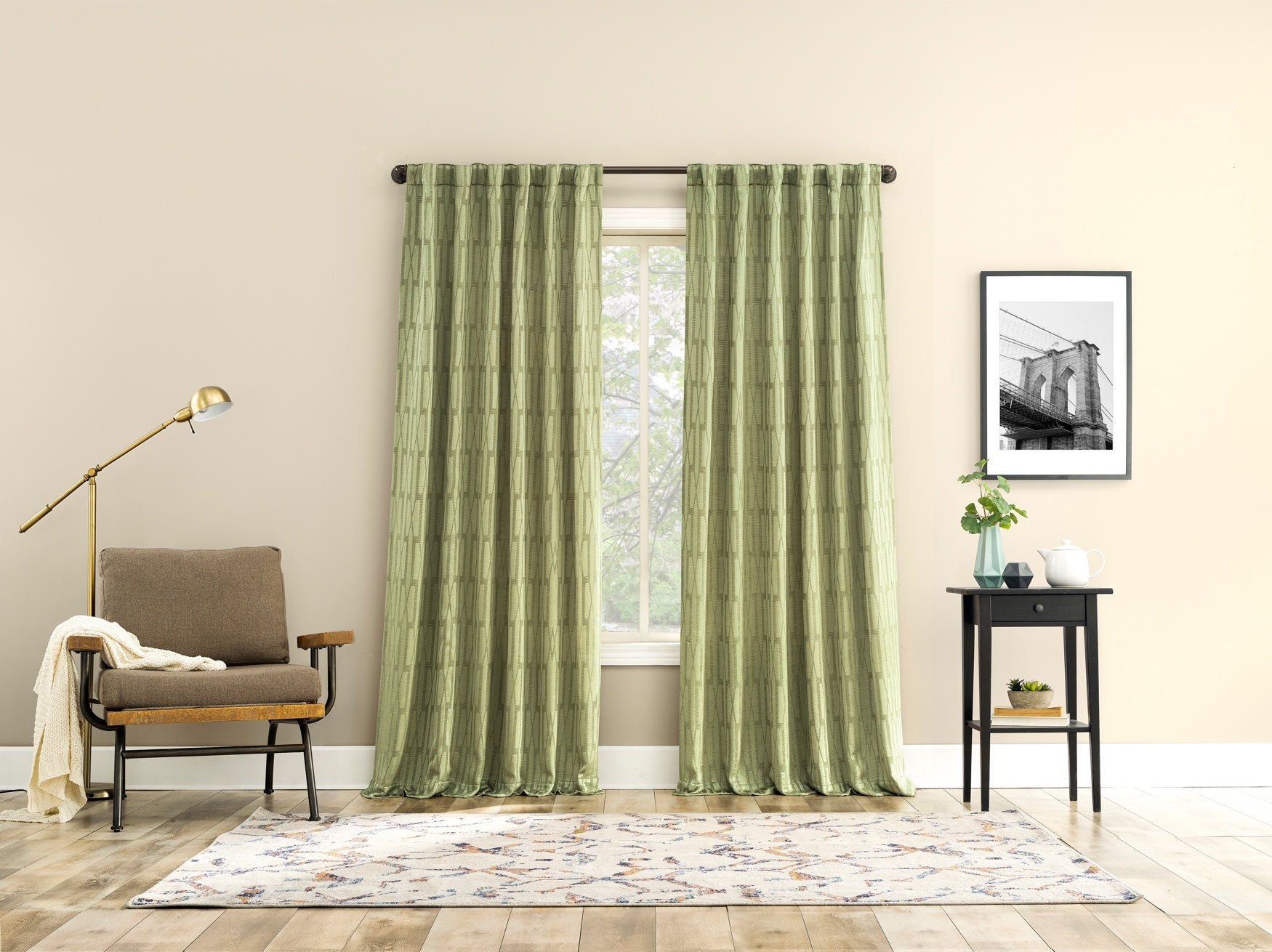 Douro Abstract Geo Window Panel  image number 0