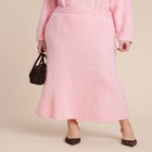 Fuzzy Maxi Sweater Skirt image number null