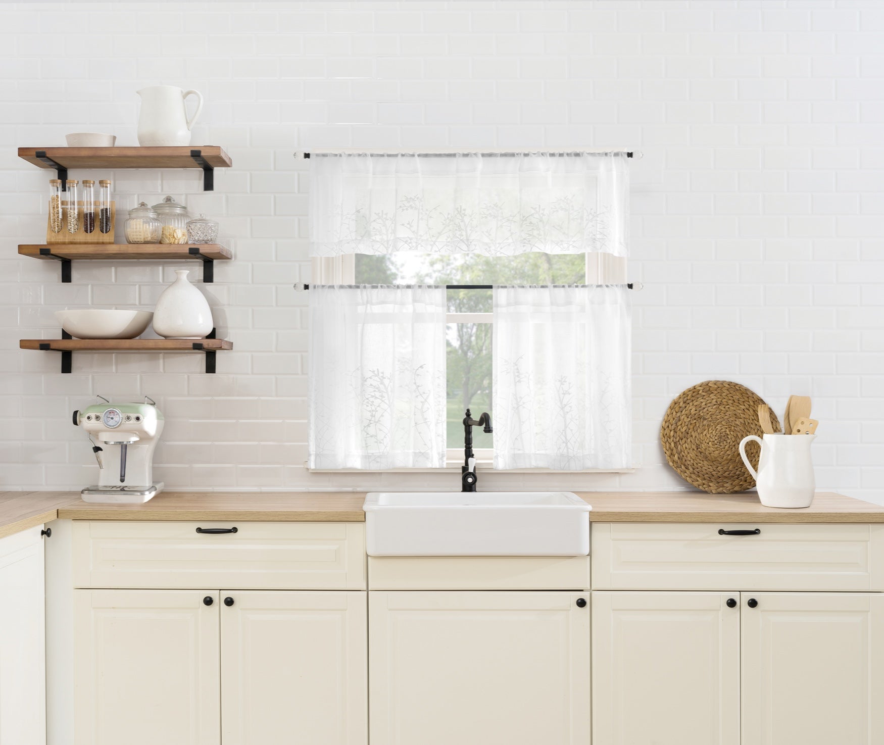  Moria Tiered Pair Valance Collection image number 0