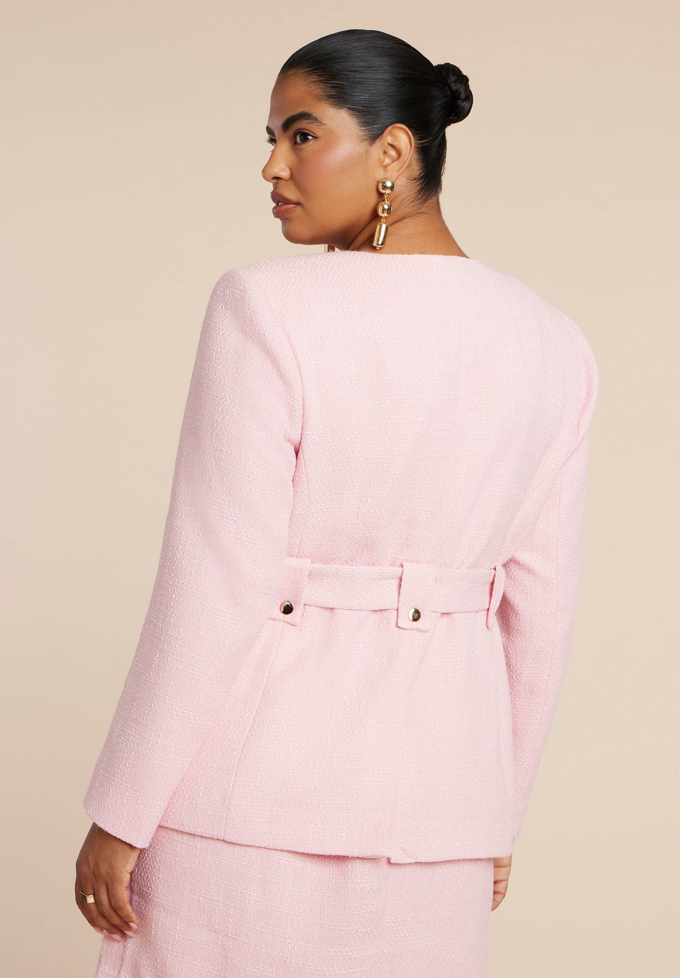 Belted Tweed Jacket image number 1