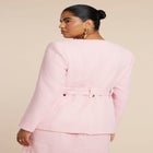 Belted Tweed Jacket image number null