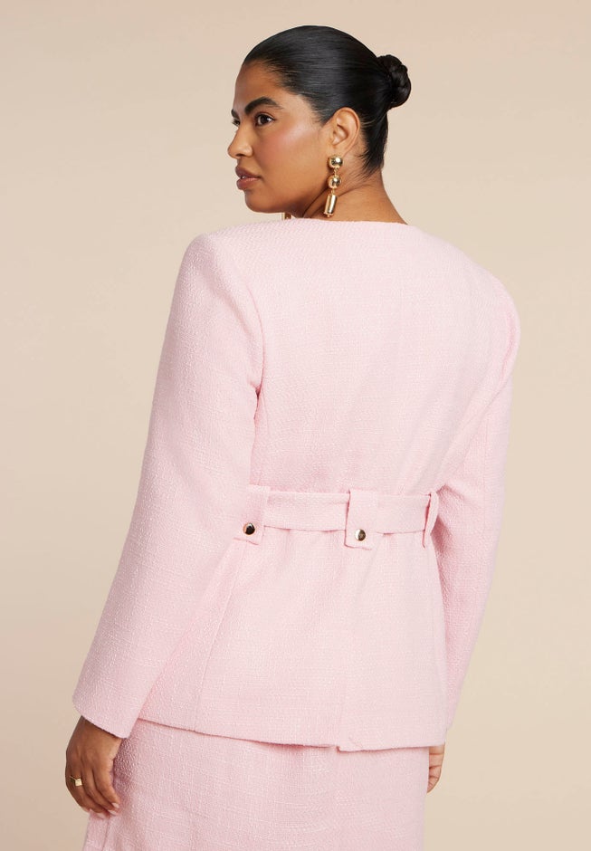 Belted Tweed Jacket image number 2