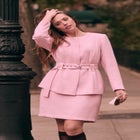 Belted Tweed Jacket image number null