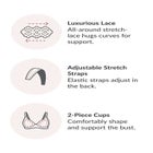 Glamorise&reg; Bramour Gramercy Luxe Lace Bralette image number null