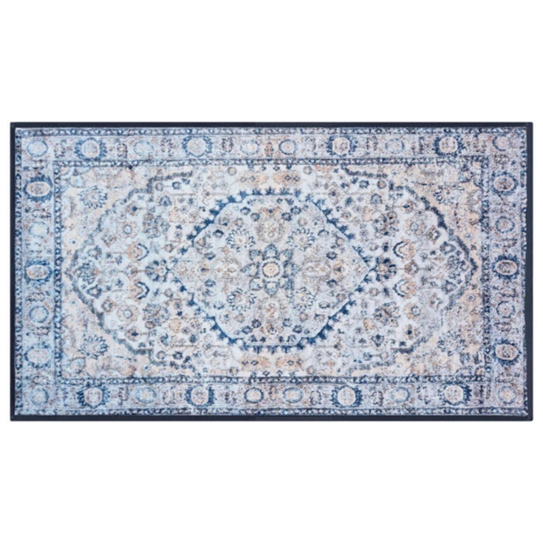 Verona Washable Vintage Medallion Rug image number 1