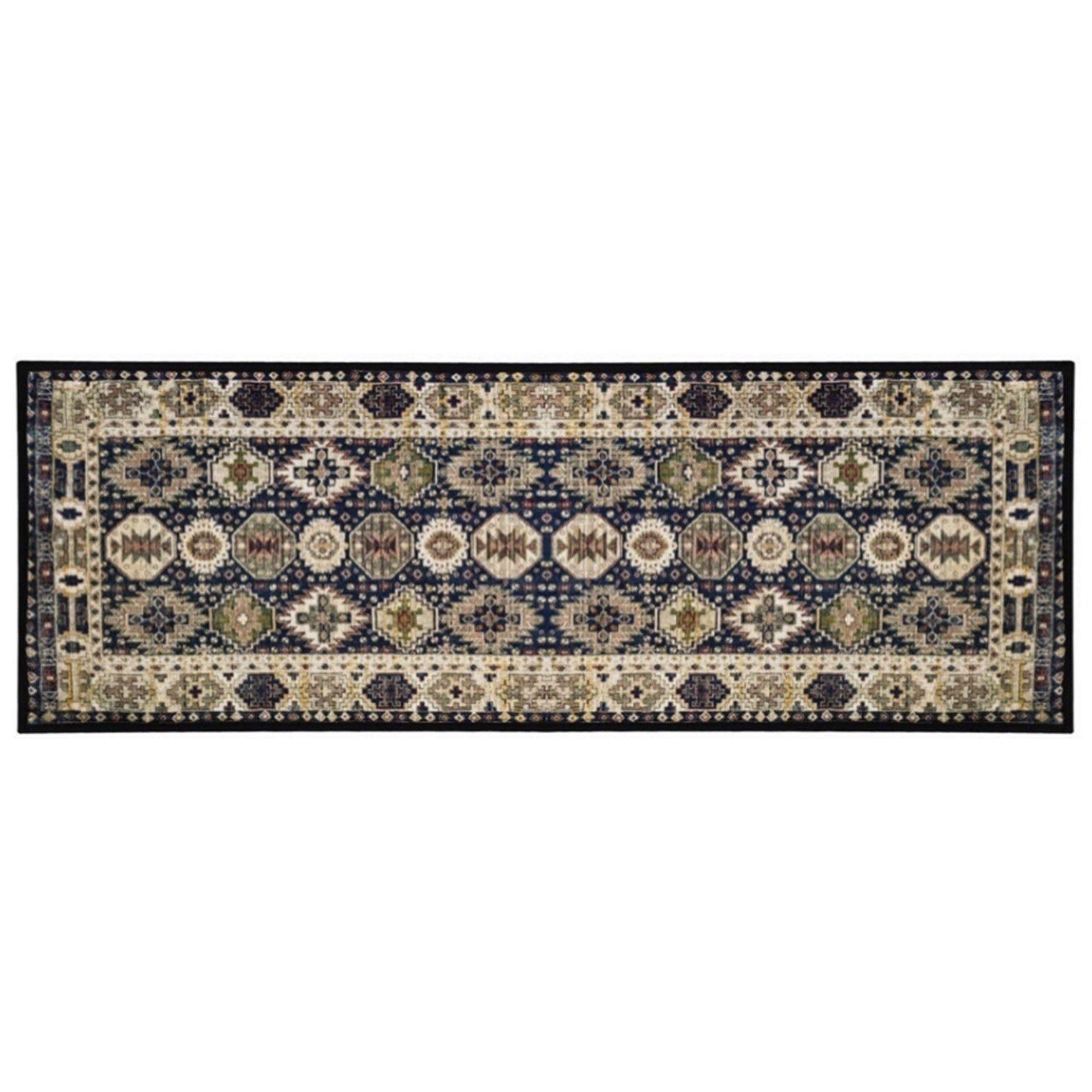 Verona Washable Vintage Medallion Rug image number 2