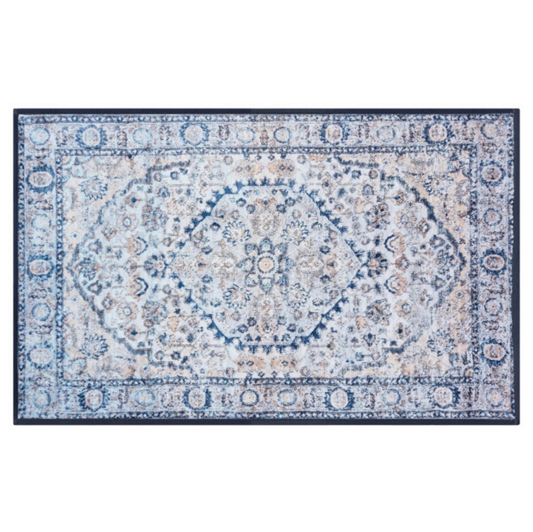 Verona Washable Vintage Medallion Rug image number 0