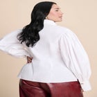 Poet Sleeve Button Up Shirt image number null