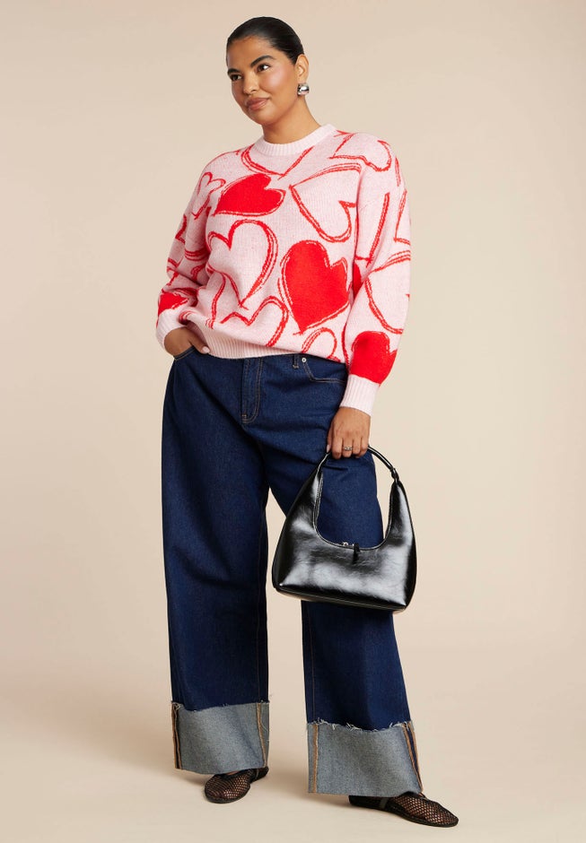 Scattered Heart Sweater image number 2