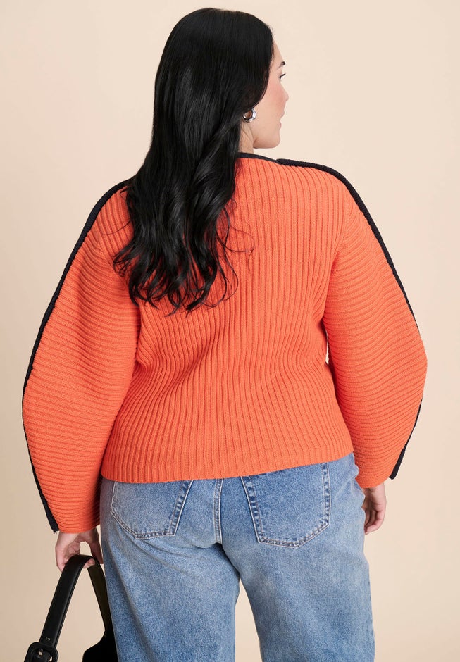 Rounded Sleeve Sweater image number 1