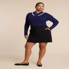 Double Collared Sweater image number 2