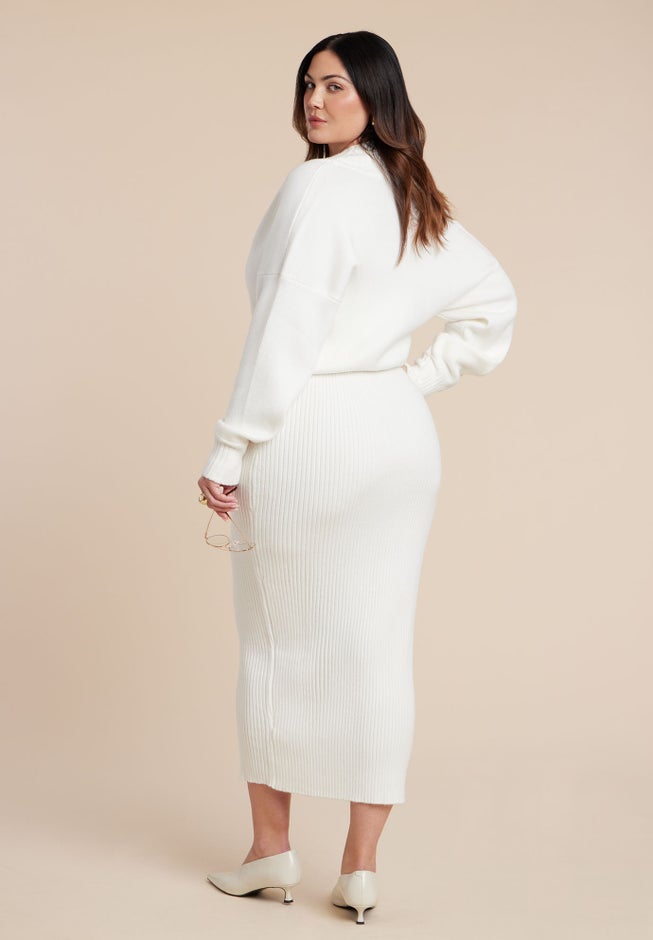 Wrap Sweater Maxi Dress image number 4