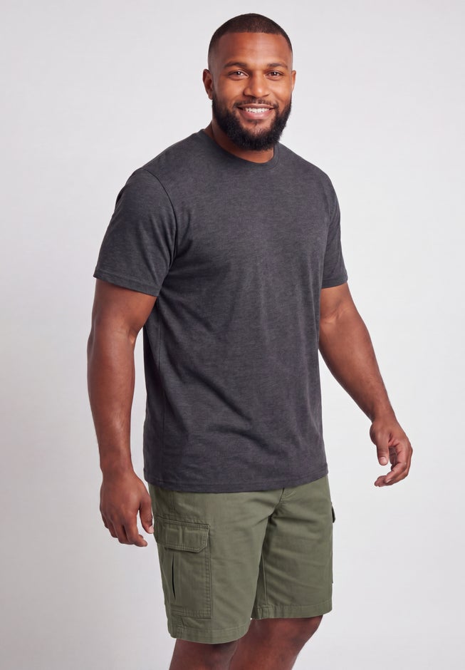 Shrink-Less&trade; Lightweight Crewneck T-Shirt image number 2