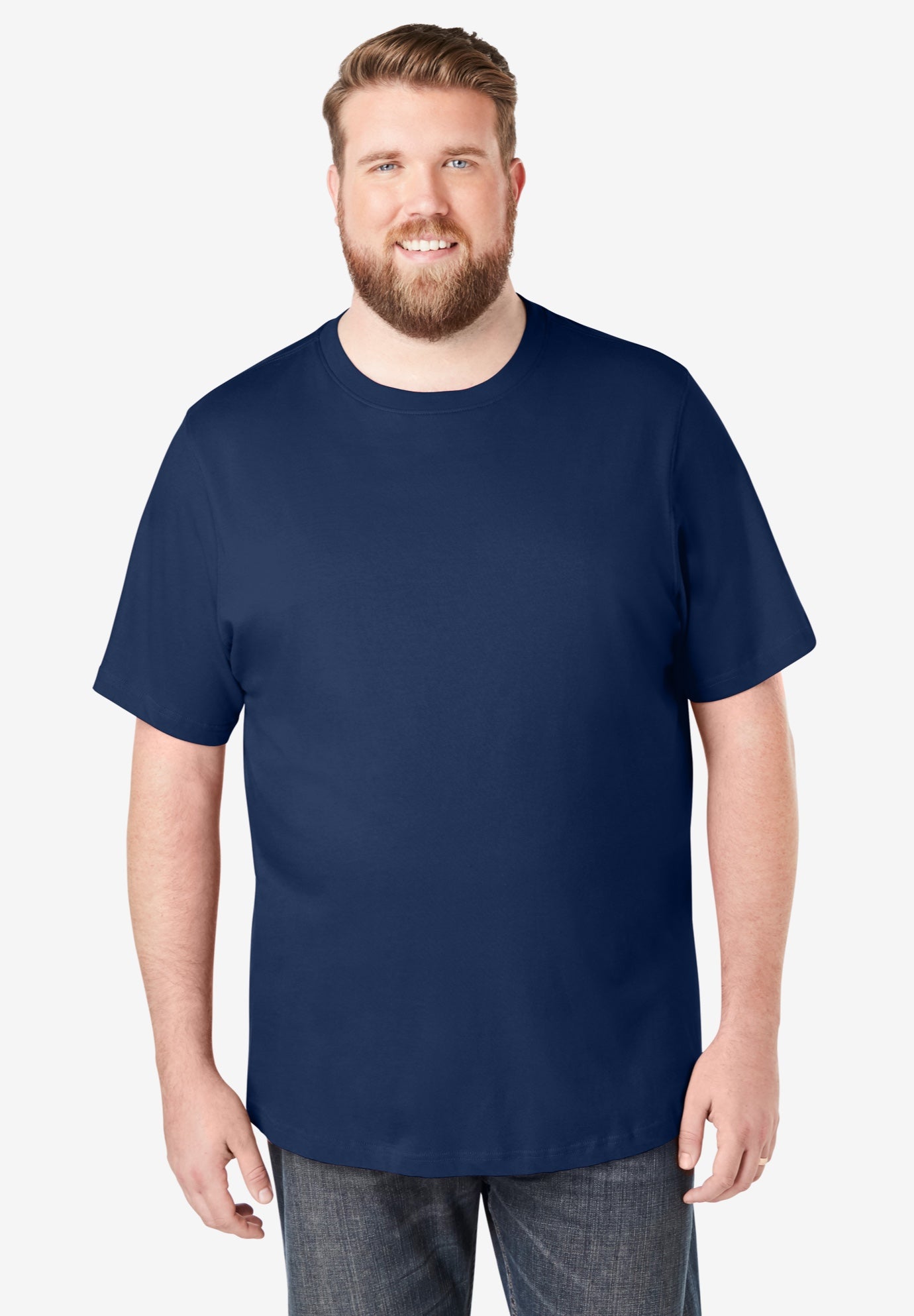Shrink-Less™ Lightweight Crewneck T-Shirt image number 0