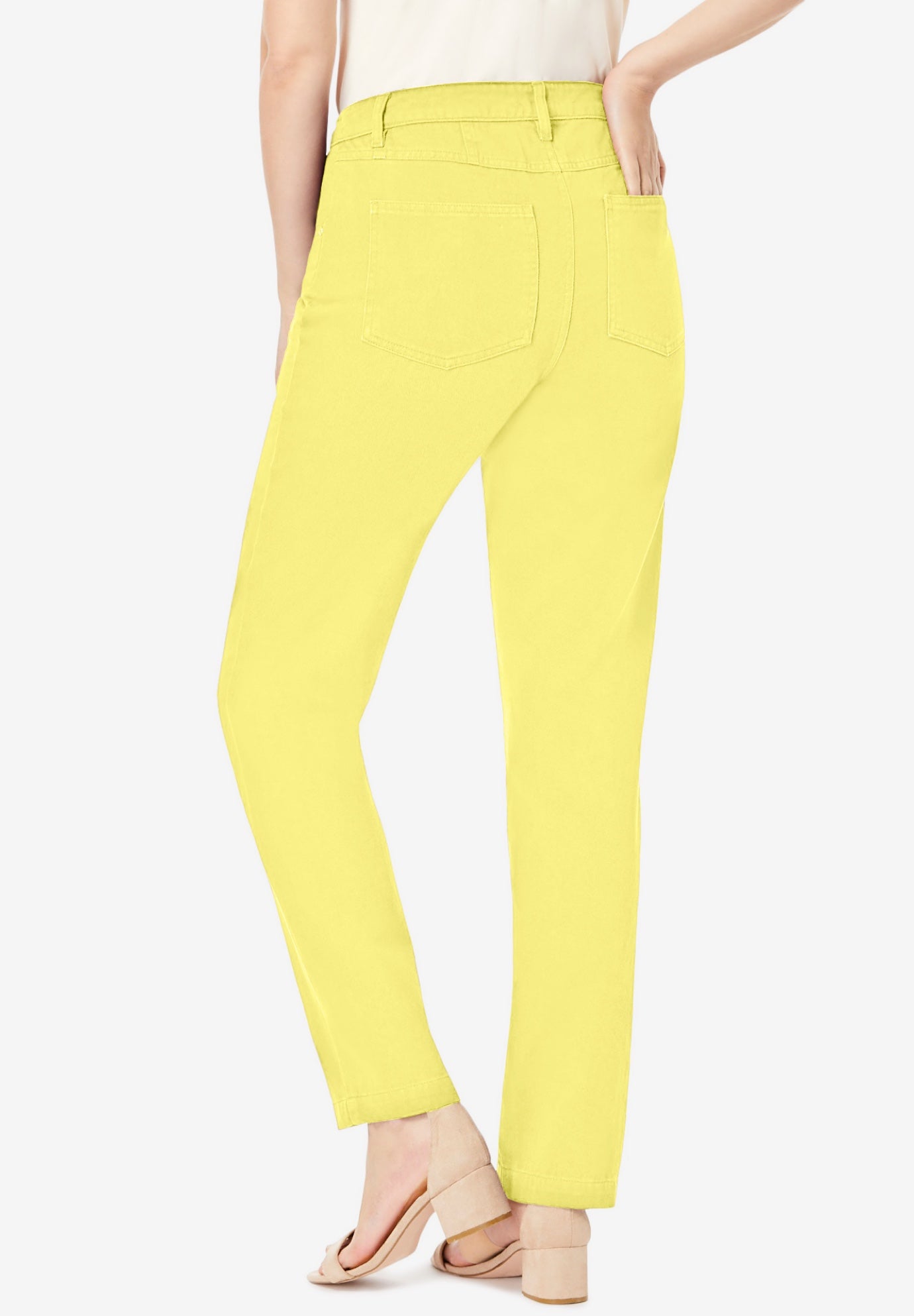 Classic Cotton Denim Straight-Leg Jean image number 1