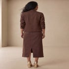 Classic Cotton Denim Midi Skirt image number 2