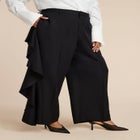 Wide Leg Pant With Drape image number null